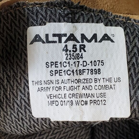 Altama Gore 4.5R Army Combat Boots Brown Unisex - Picture 6 of 6